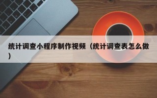 阿坝统计调查小程序制作视频（统计调查表怎么做）